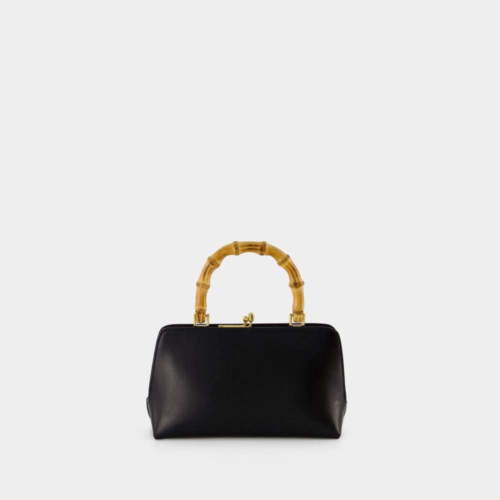 Jil Sander Hobo Goji Mini Bag - Leather - Black