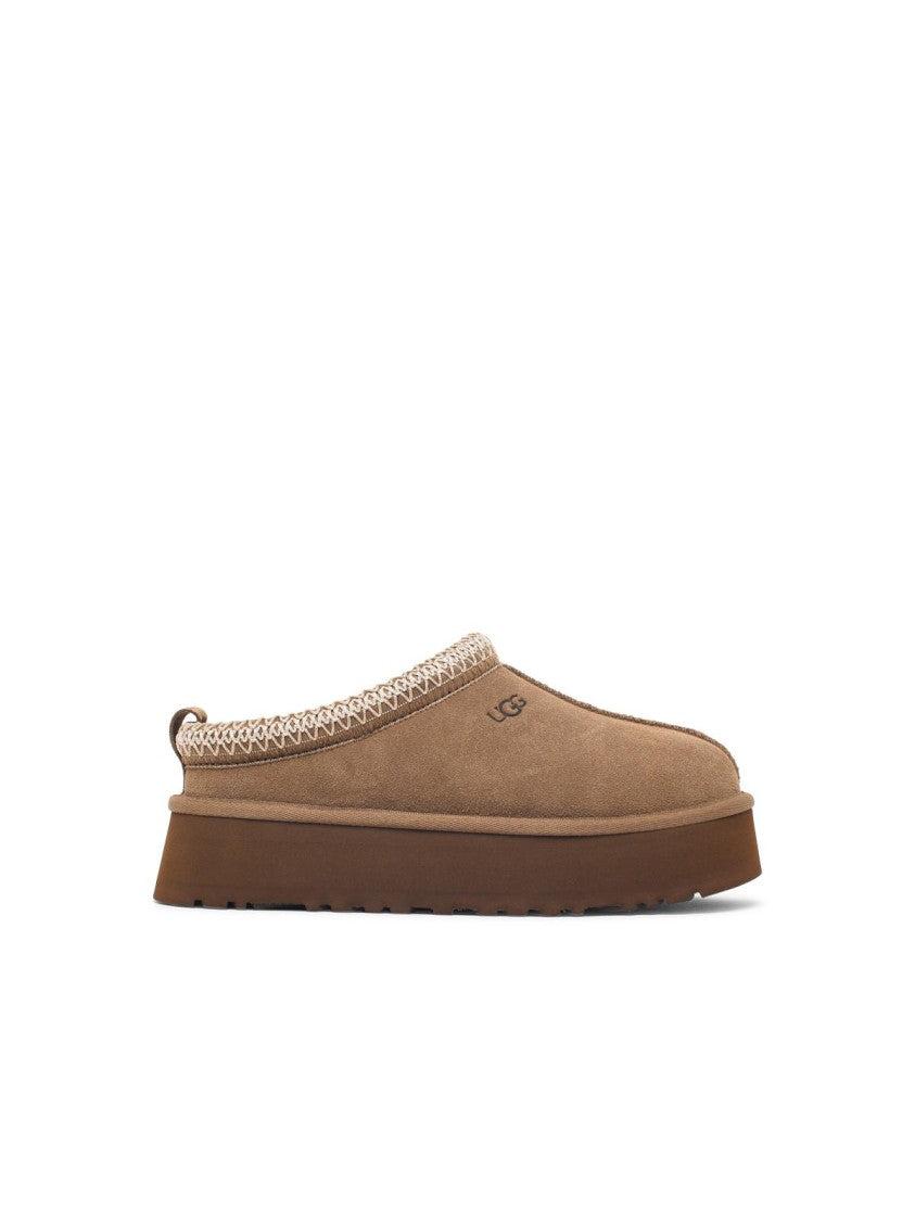 Ugg Light Bronze Tazz Ii Suede Slippers