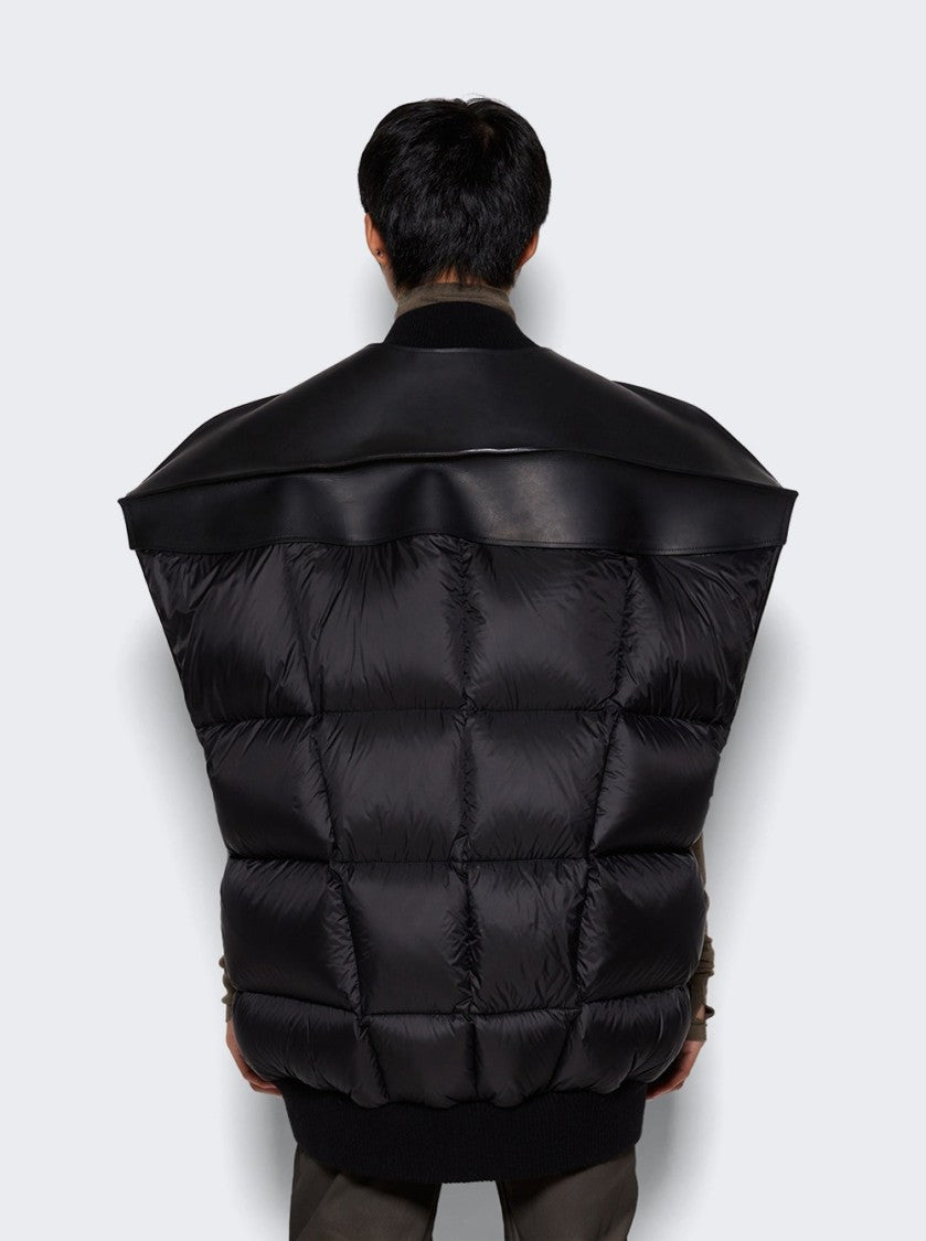 Rick Owens Padded Leather Jumbo Flight Vest