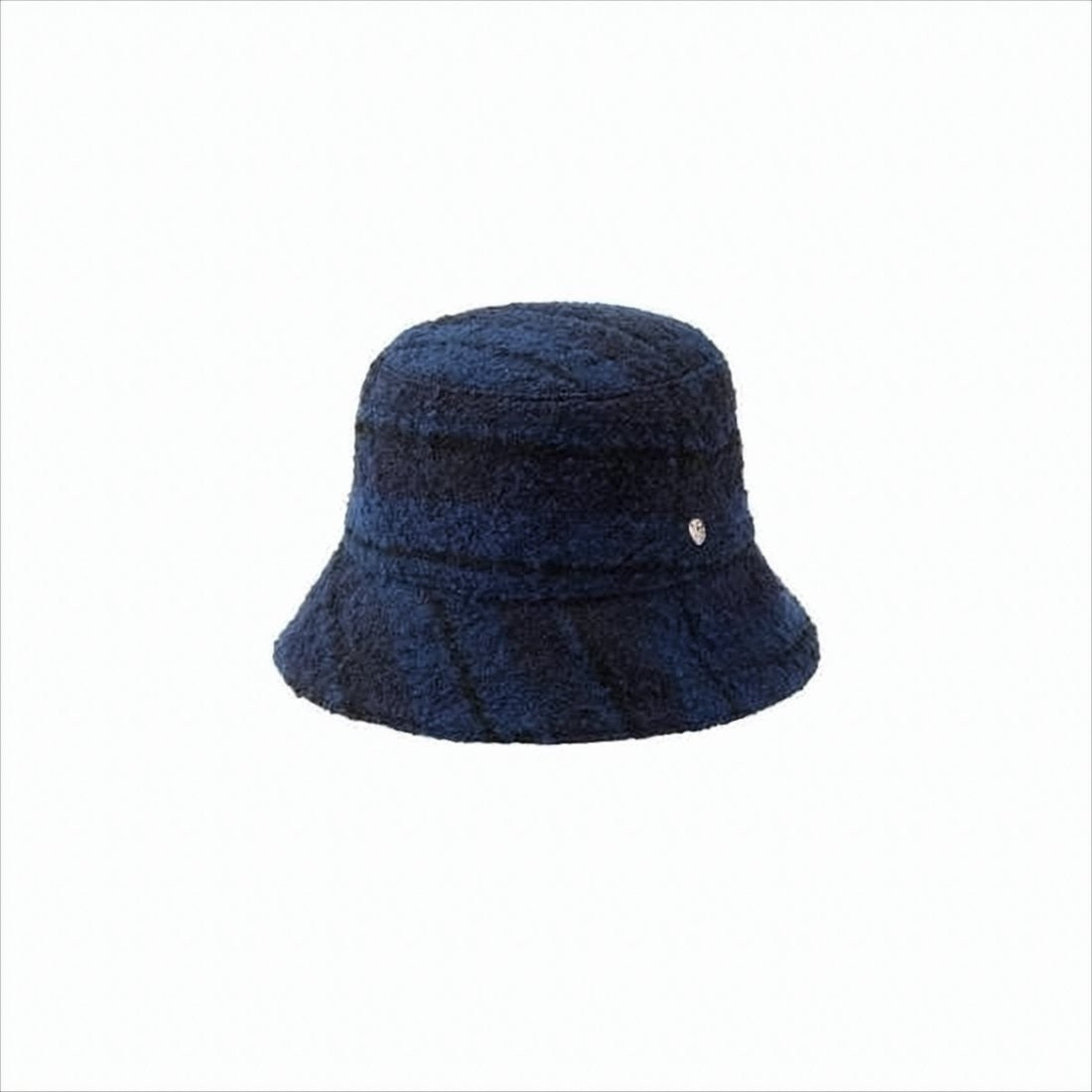 Helen Kaminski Textured Bucket Hat With Deep Checkered Design