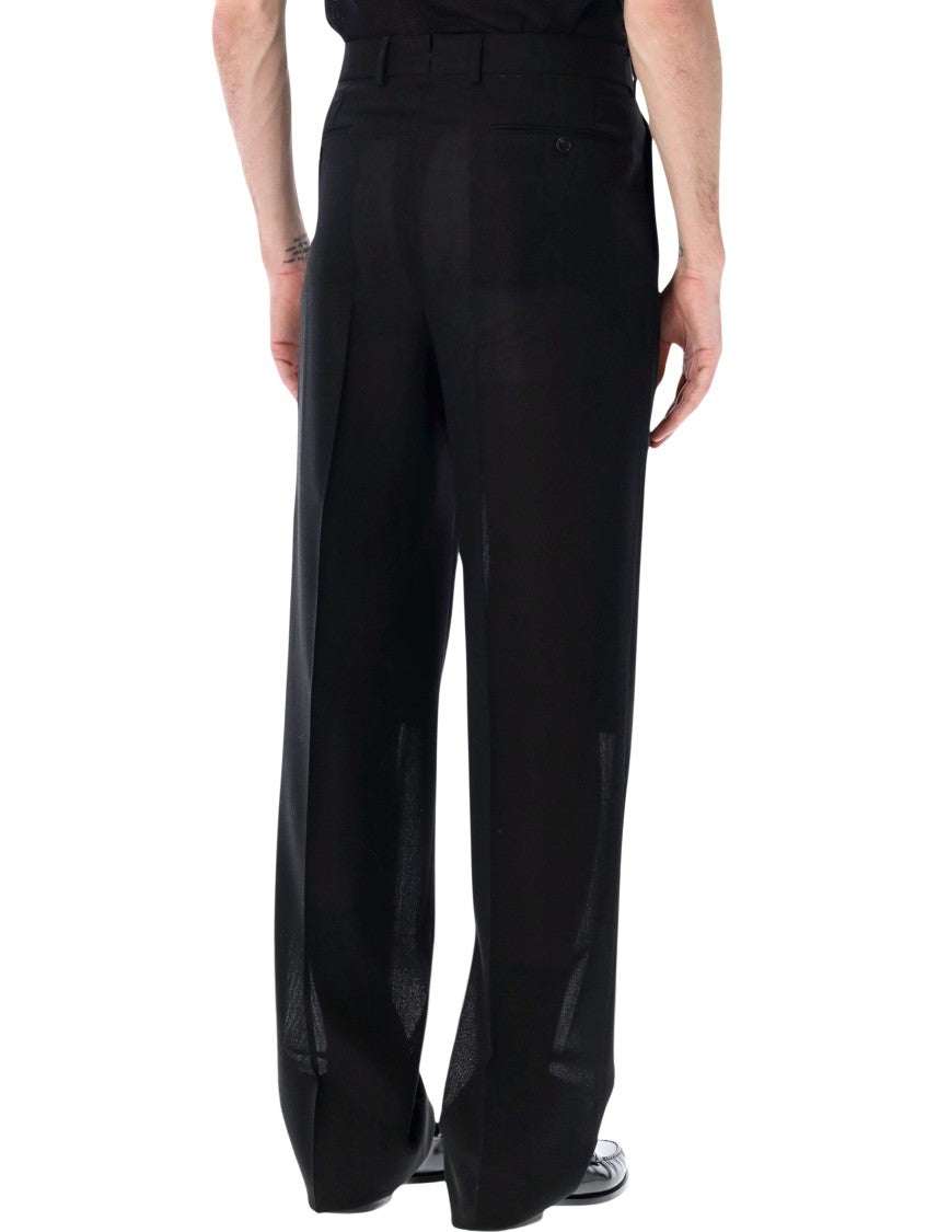 Tom Ford Double Pleat Wool Tailored Trousers