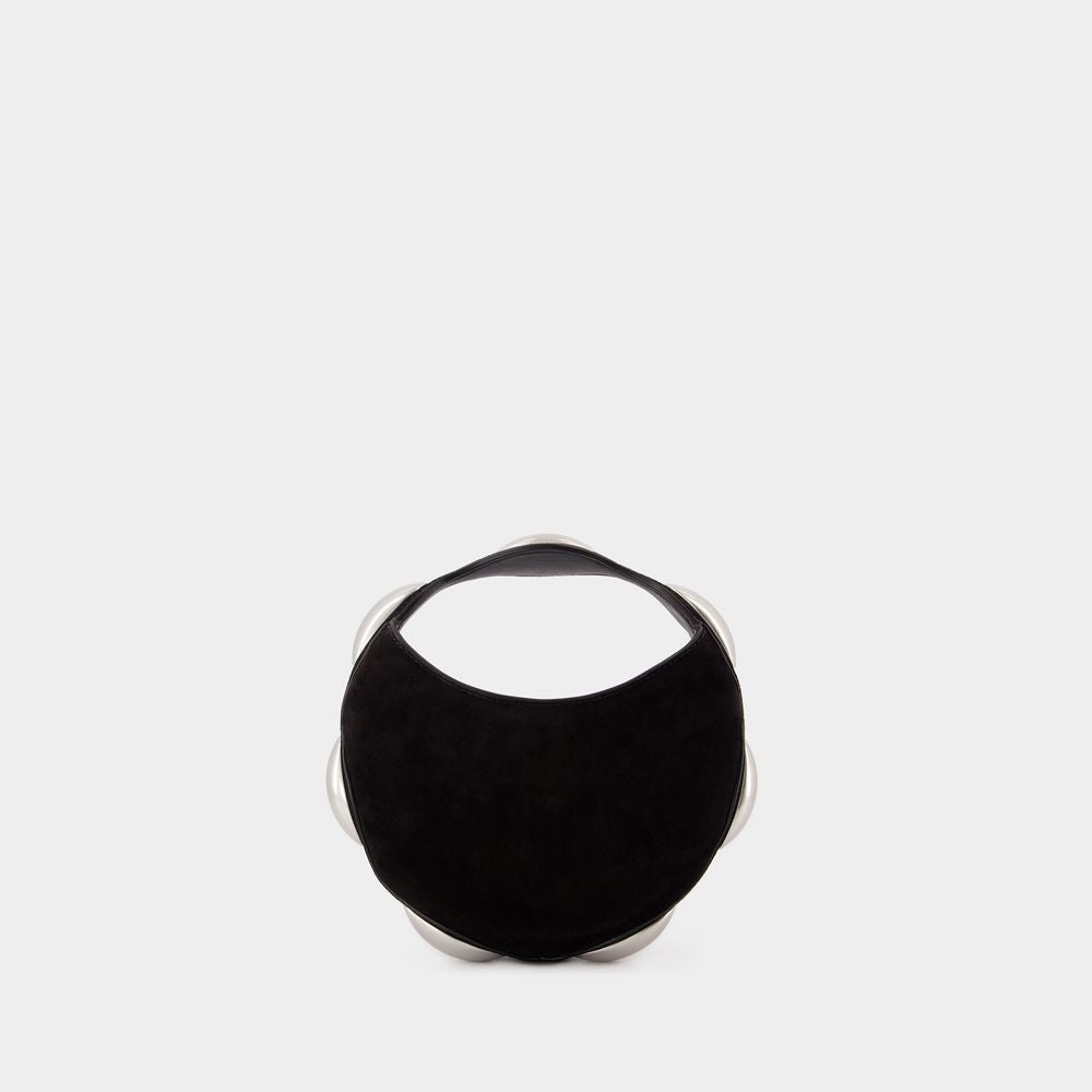 Alexander Wang Dome Circular Top Handle Bag - Leather - Black