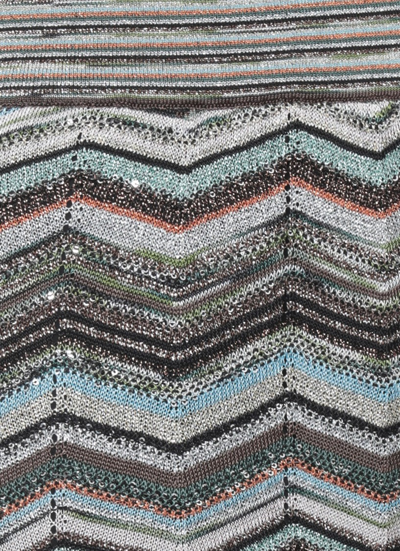 Missoni Wide-Leg Viscose Pants With All-Over Multicolor Lurex Pattern