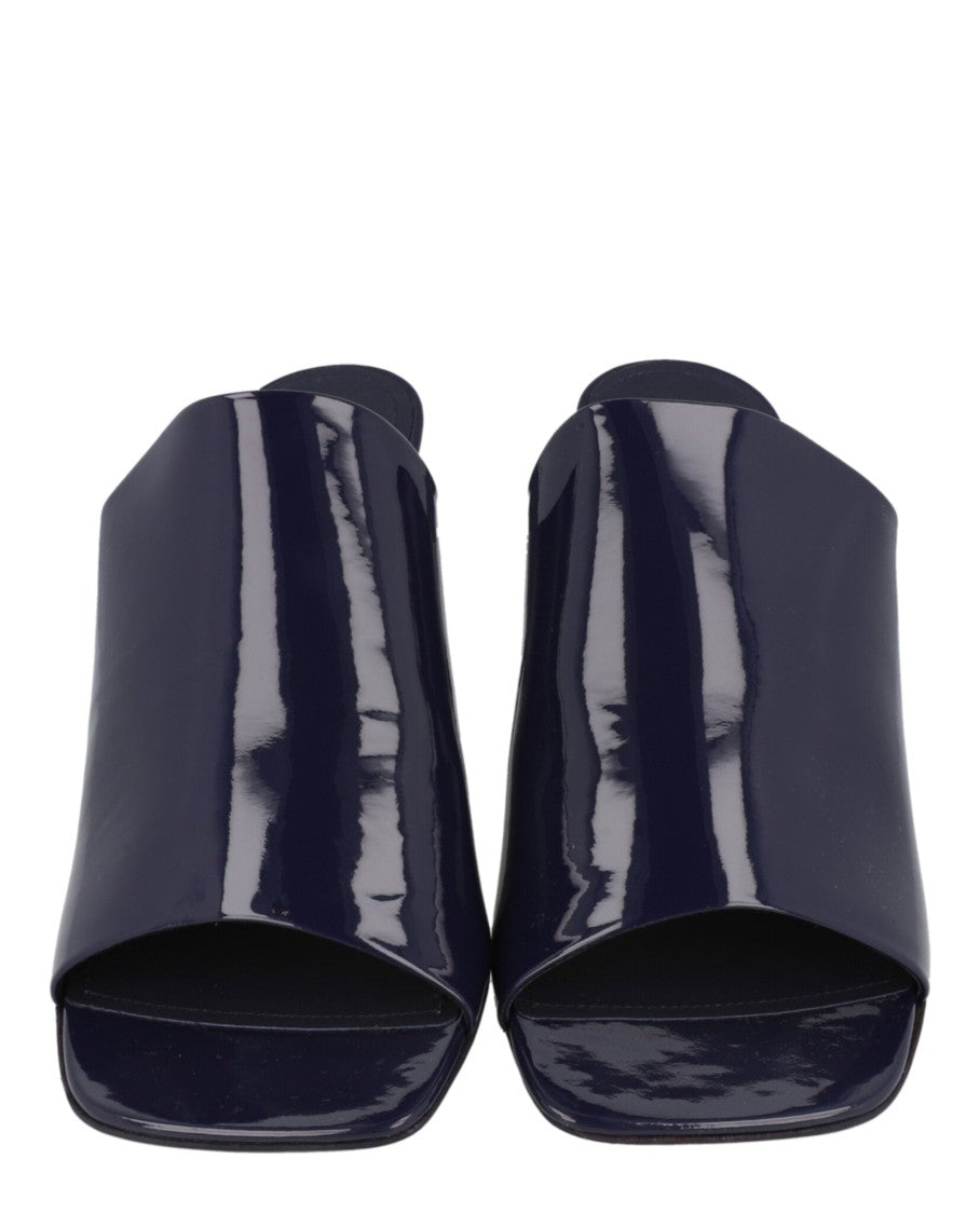 Ferragamo Patent Era Mule Heels