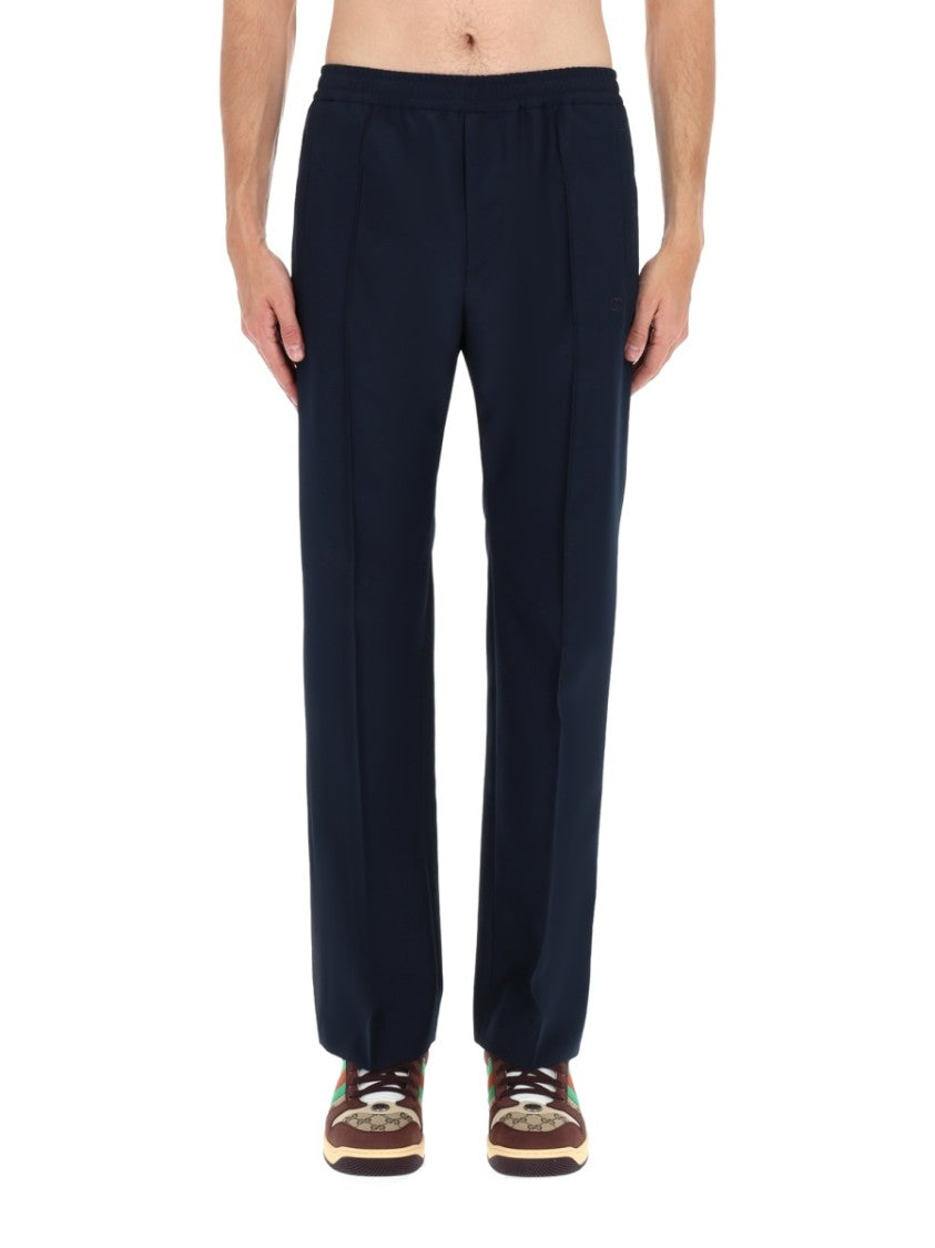 Gucci Straight-Leg Technical Panama Pants With Tailored Details