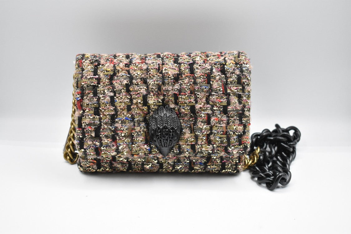 Kurt Geiger Textured Woven Handbag Chain Strap