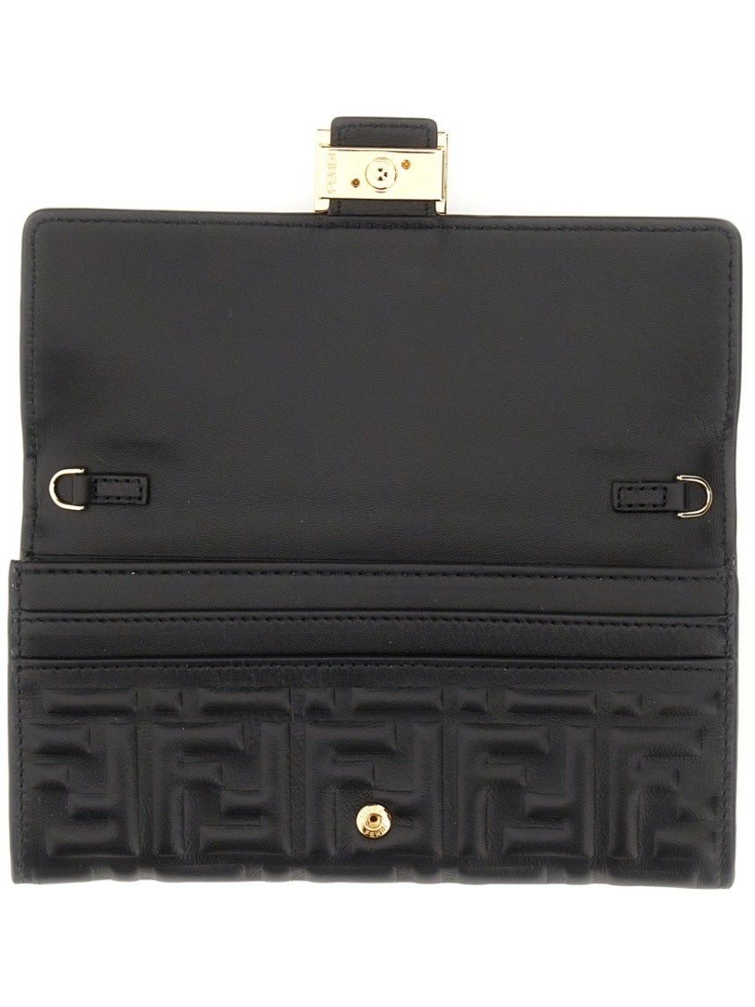 Fendi Portafoglio Continental Baguette