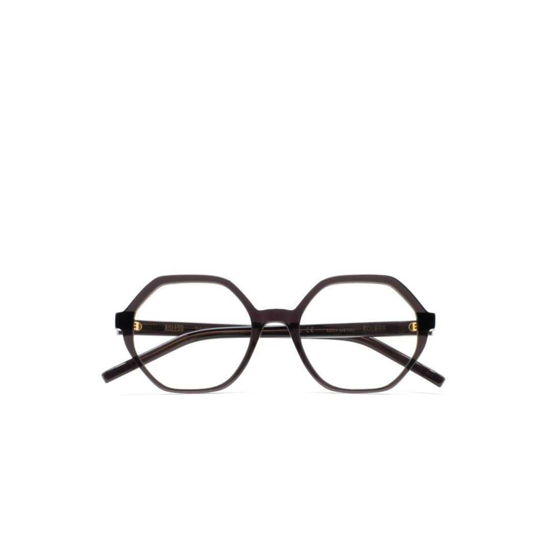 Kaleos Boleyn Geometric Octagonal Sunglasses With Translucent Finish