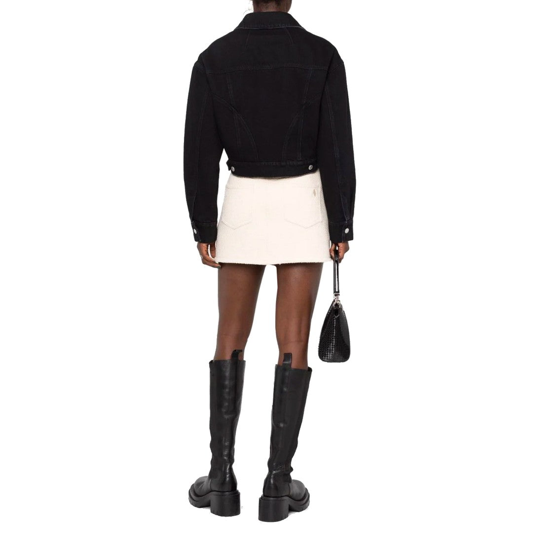 Alexander Mcqueen Black Denim Jacket