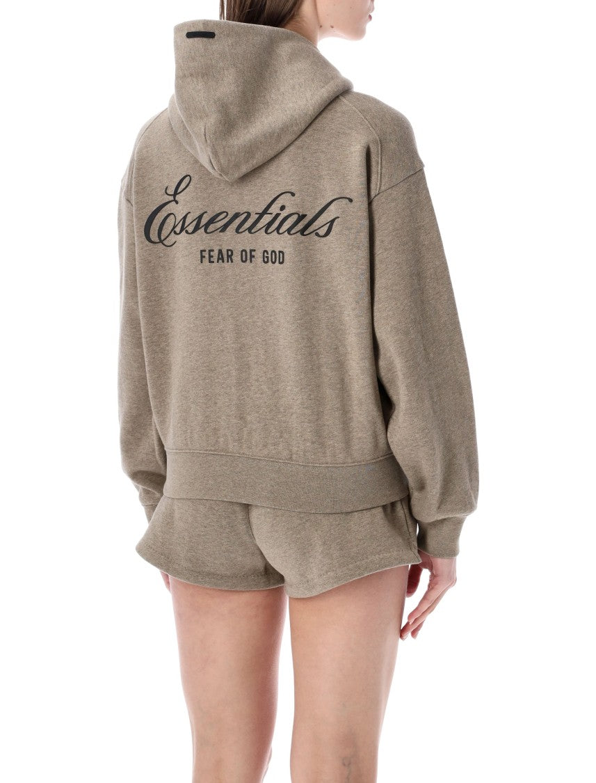 Fear Of God Classic Full Zip Script Logo Hoodie