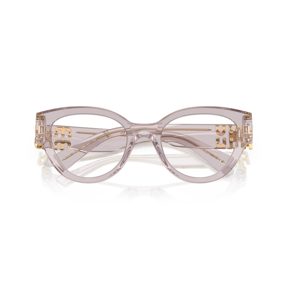 Miu Miu 0Mu 01Vv Translucent Acetate Cat-Eye Sunglasses