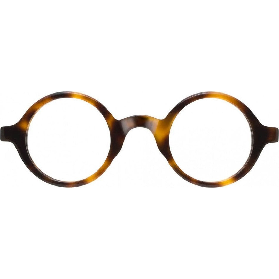 Moscot Tortoiseshell Or-Zol-O Keyhole Acetate Round Eyeglasses