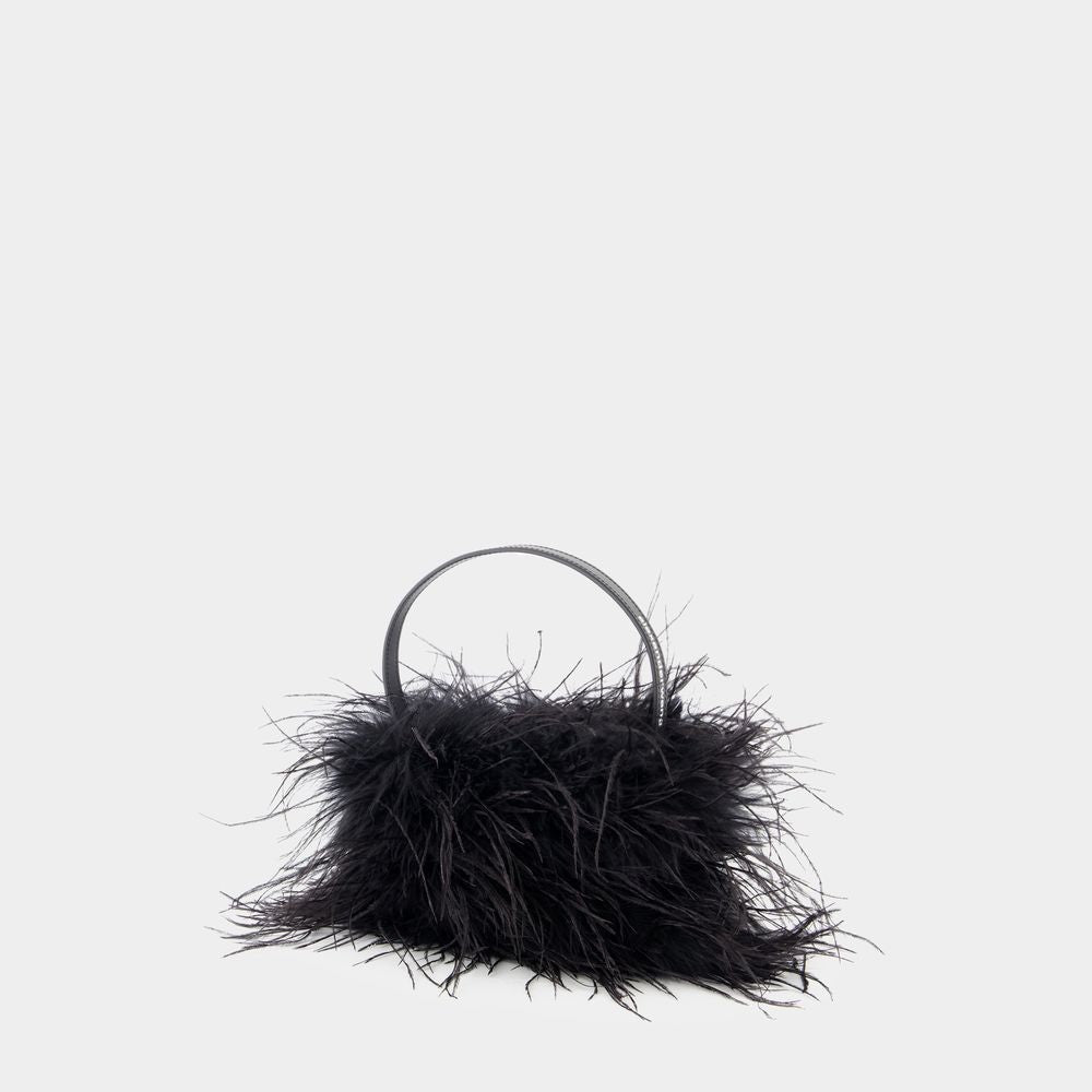 Alexander Wang Heiress Medium Handbag - Feather - Black