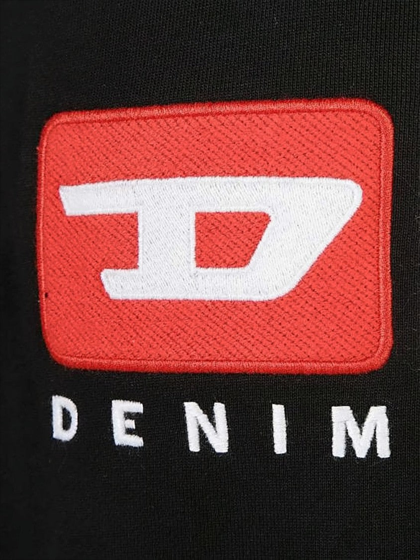 Diesel Pullover Hoodie With Embroidered Logo