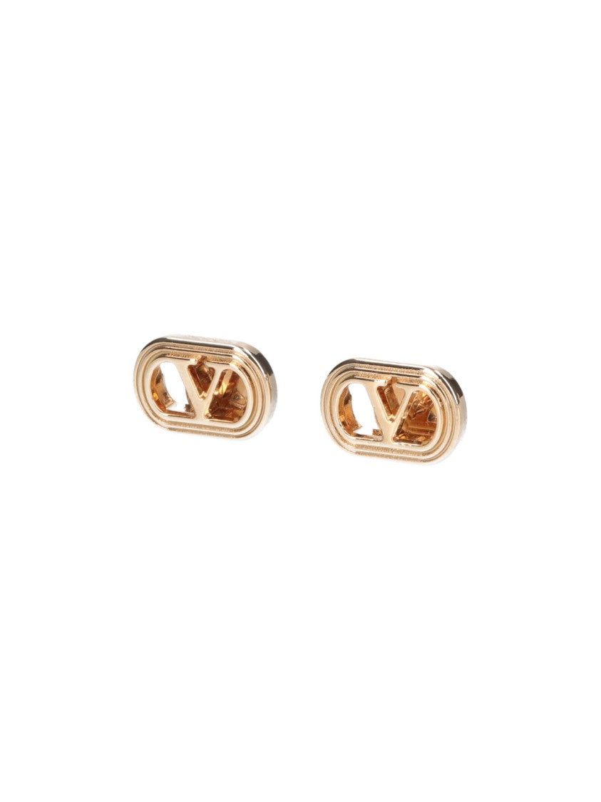 Valentino Garavani "Ovalette" Earrings – Gold