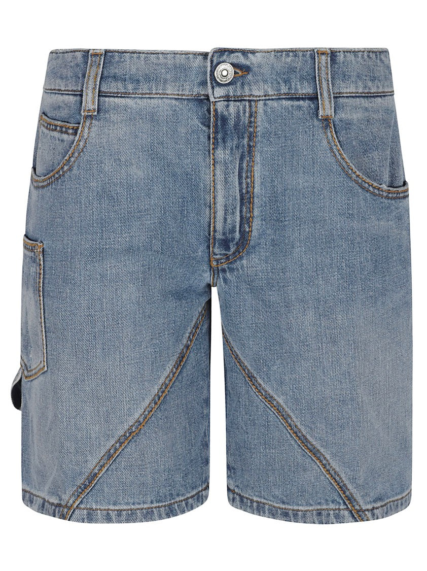 Ermanno Scervino Distressed Denim Shorts