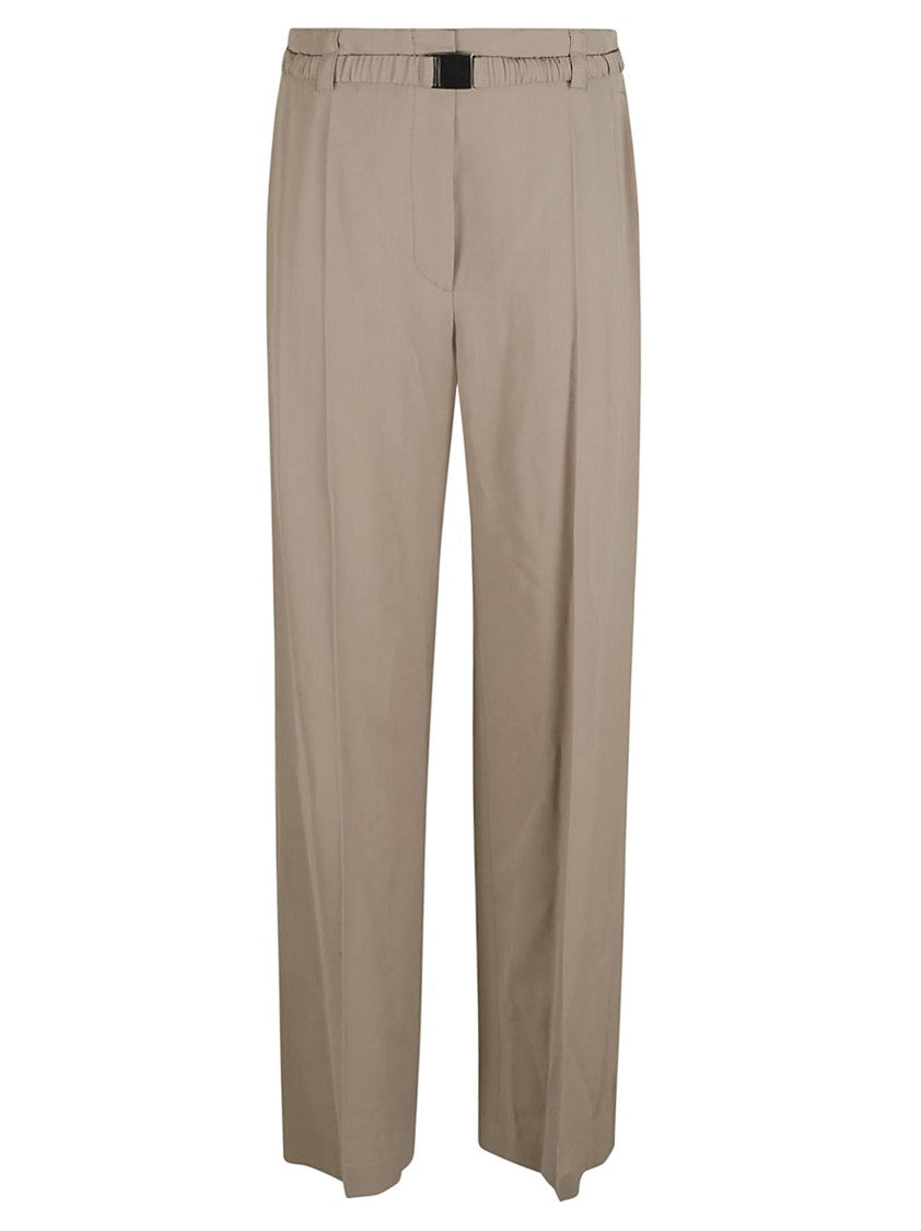 Brunello Cucinelli Relaxed Fit Wide Leg Trousers