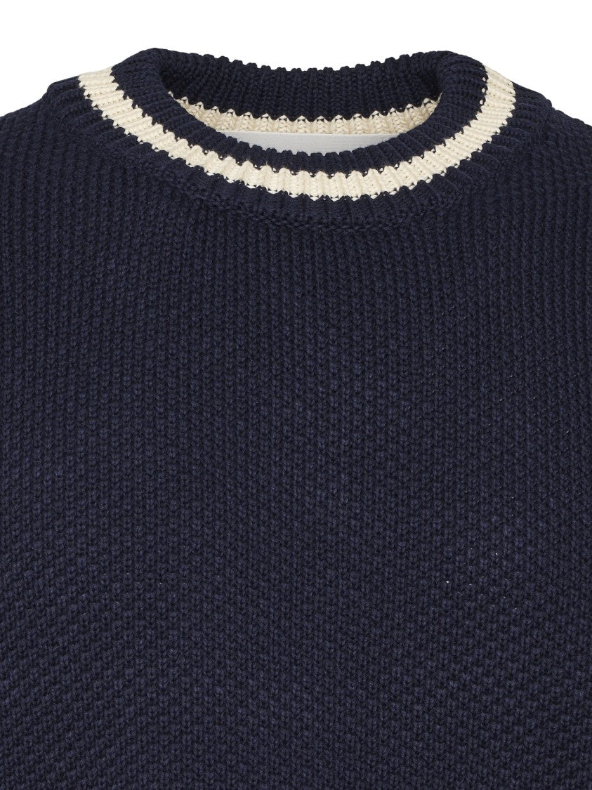 Golden Goose Journey Reynard Waffle Knit Cotton Sweater