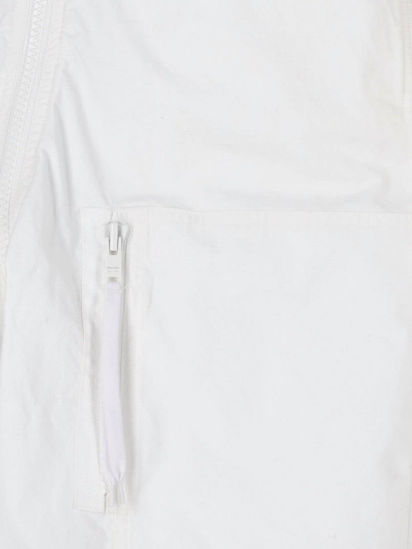 Prada Convertible Logo Tracksuits – White