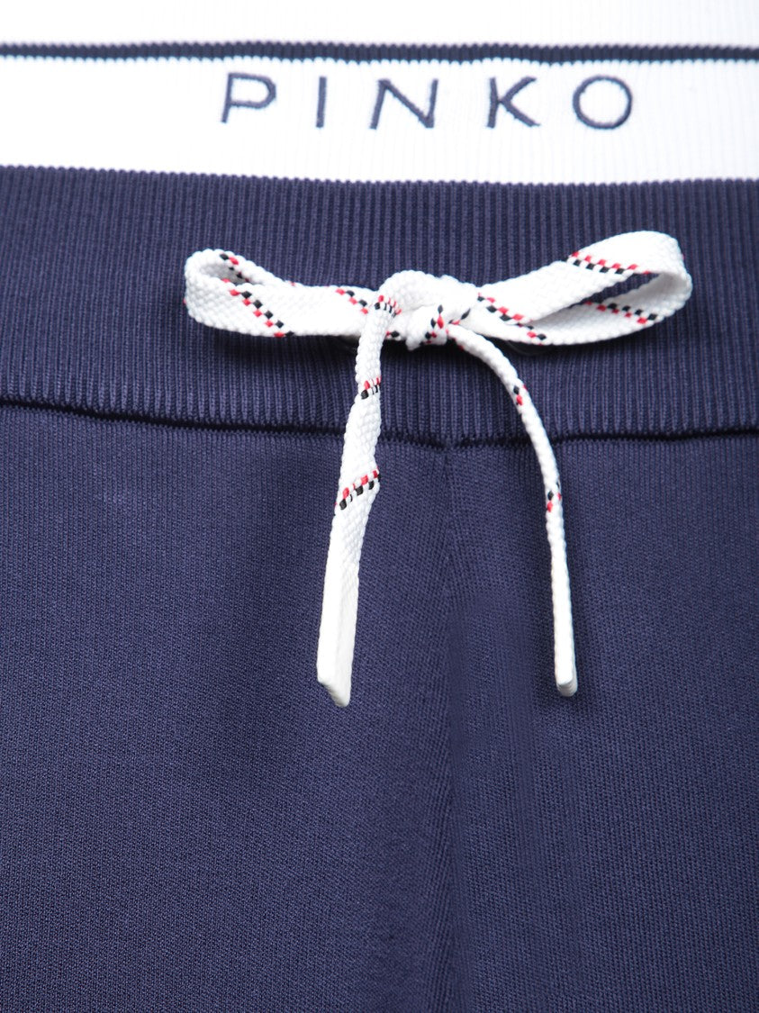 Pinko Tapered Athletic Pants With Contrasting Side Stripe