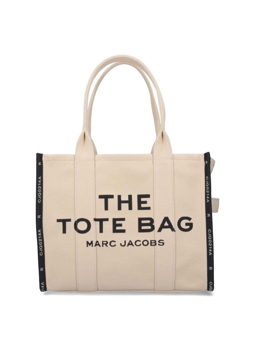 Marc Jacobs Large 'The Jacquard Tote' Bag – Beige