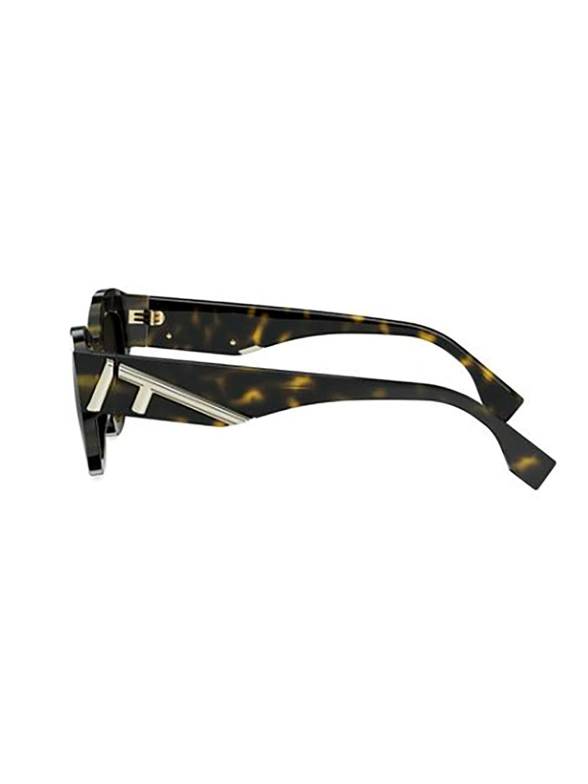 Fendi Cat-Eye Tortoiseshell Fendi Sunglasses With Gradient Lenses