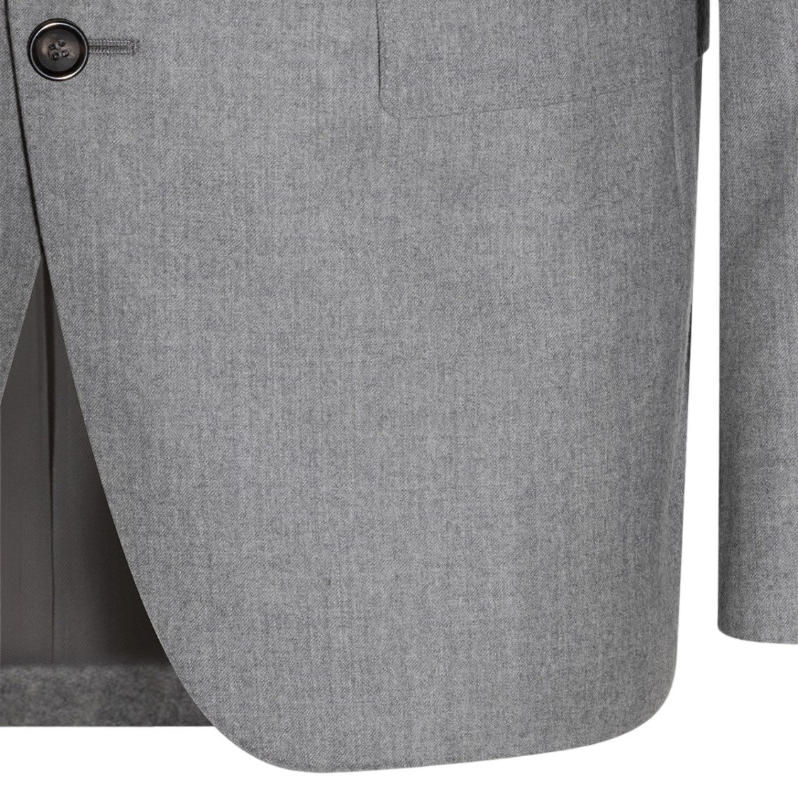 Canali Tailored Light Grey Blazer And Trouser Ensemble