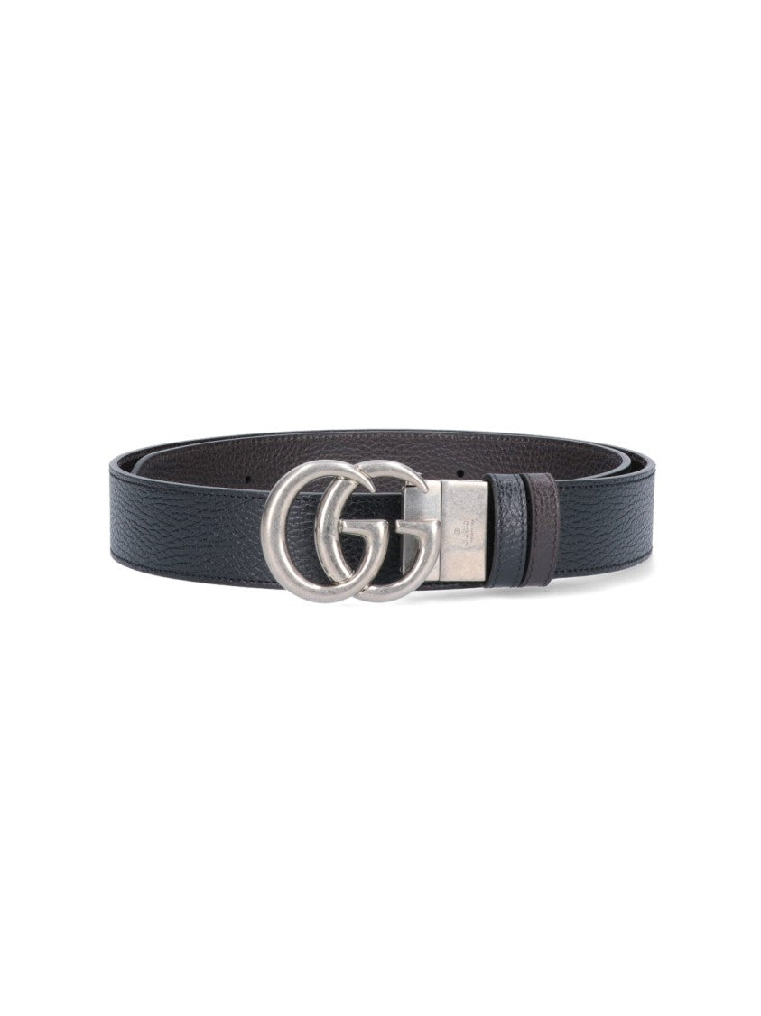 Gucci Reversible "Gg Marmont" Belt – Black/Brown