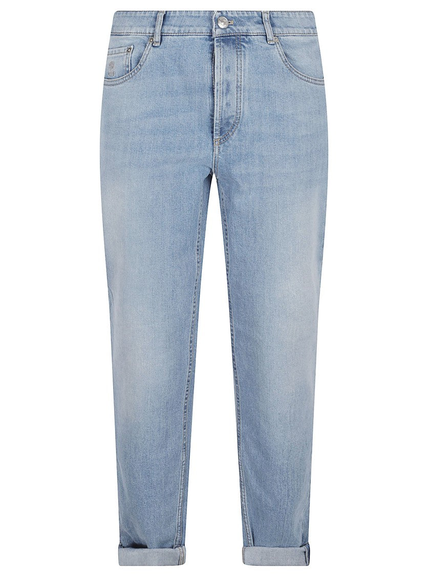 Brunello Cucinelli Straight-Leg Denim Jeans