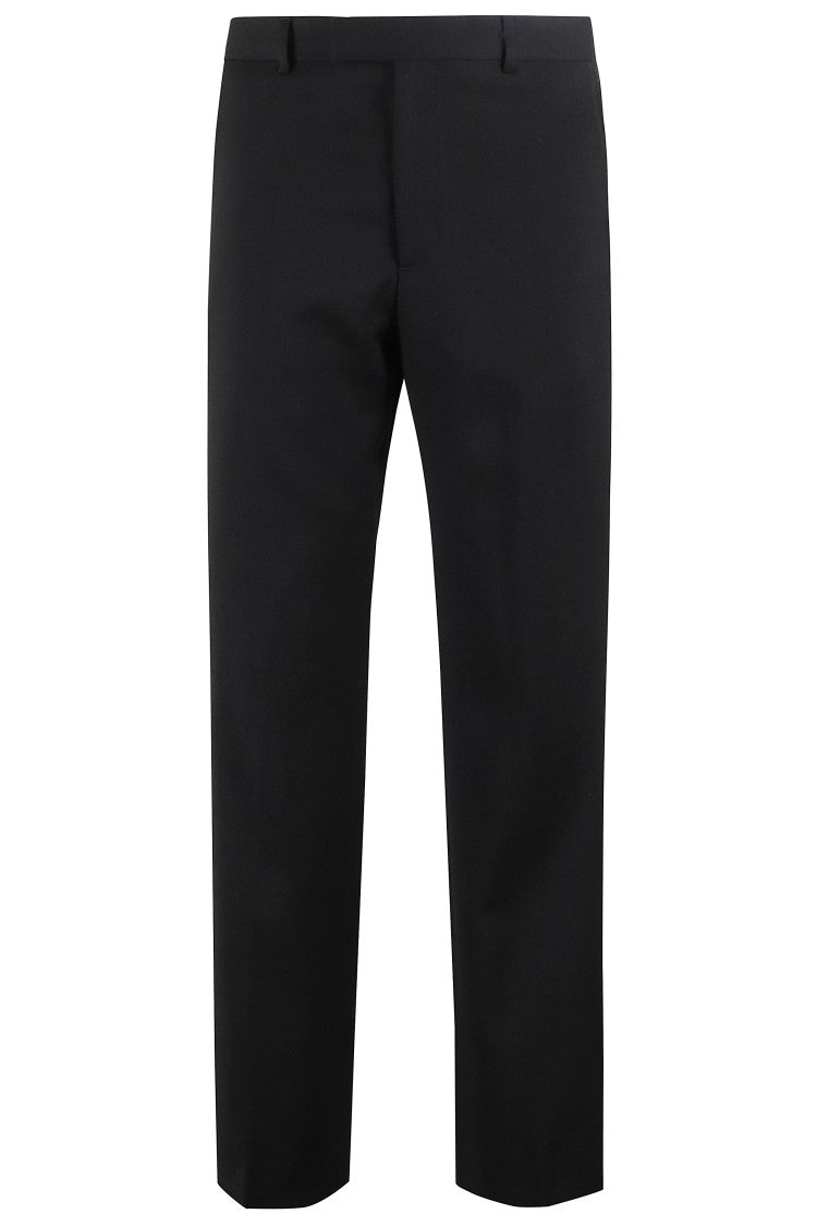 Sunflower Straight Black Trousers With Medium Waist