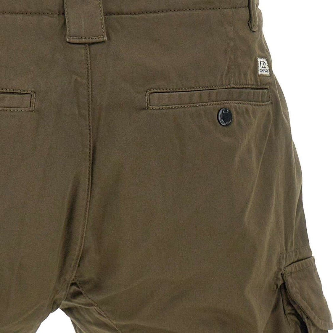 C.P. Company Structured Brown Shorts With Multiple Pockets