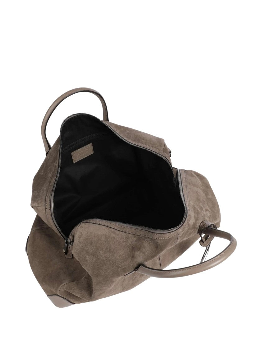 The Bridge Travel Soft Brushed Calf Leather Travel Bag