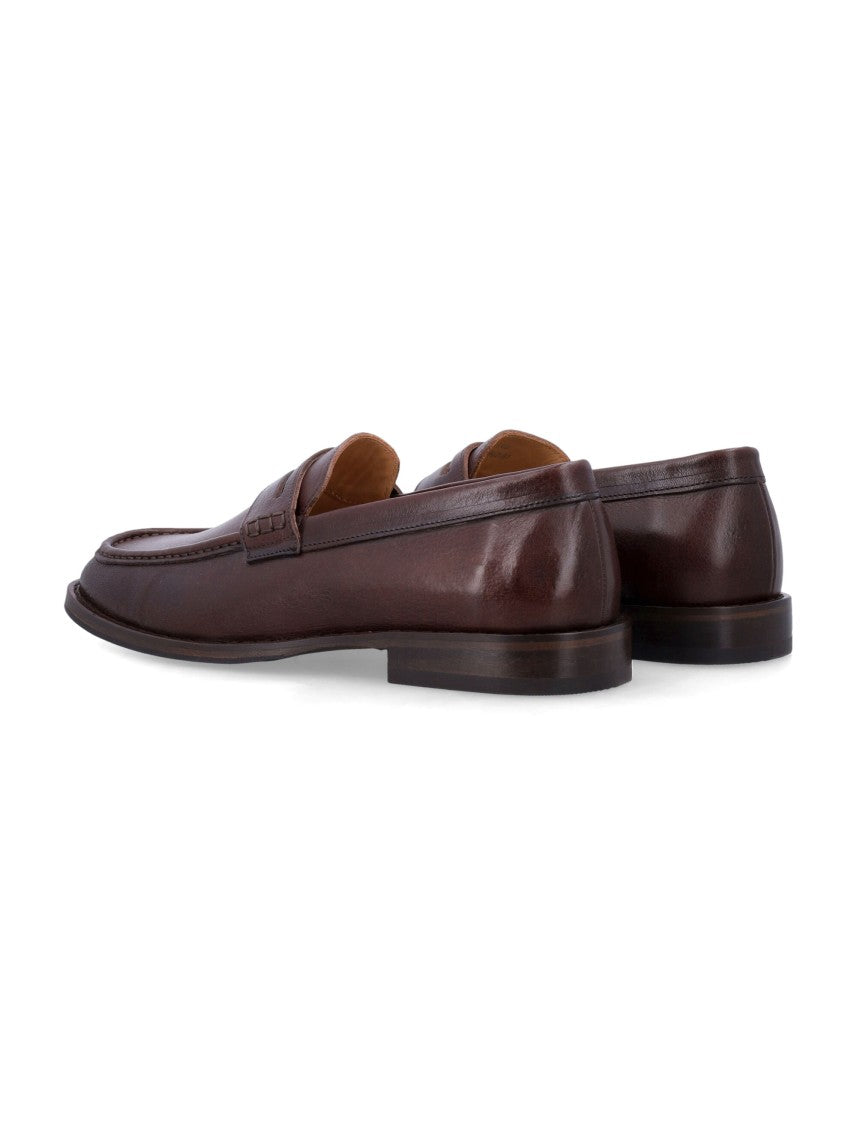 Our Legacy Brown Light Leather Loafers