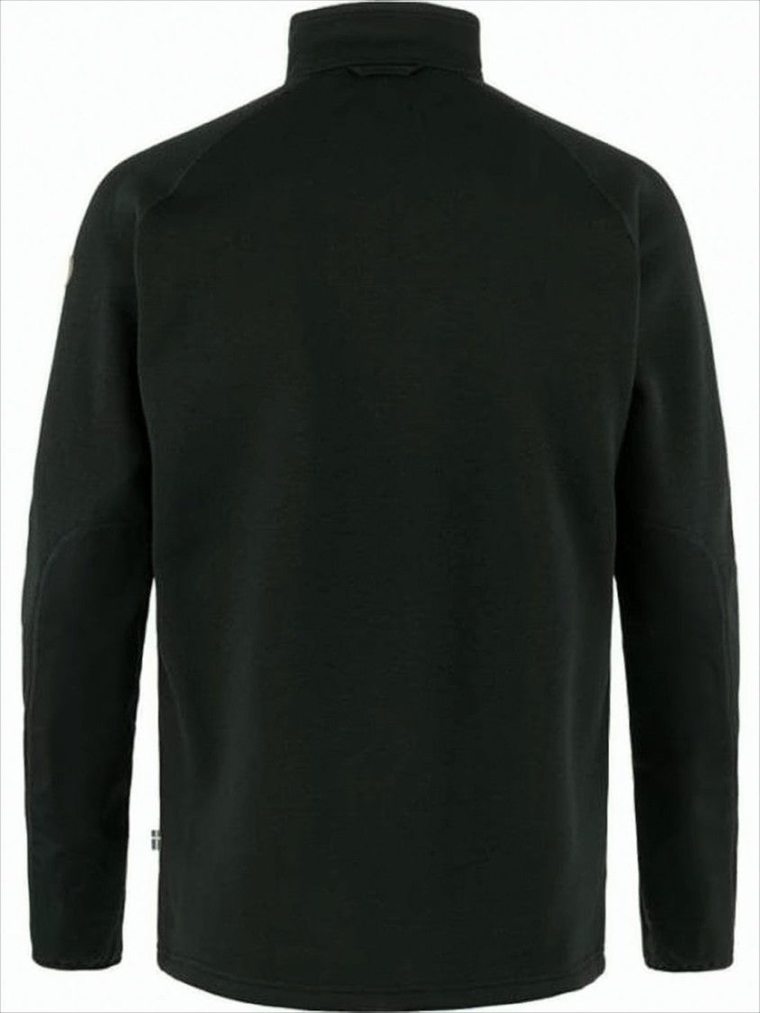 Fjallraven Kanken Minimalist Black Jacket With Full Front Zipper And Stand-Up Collar