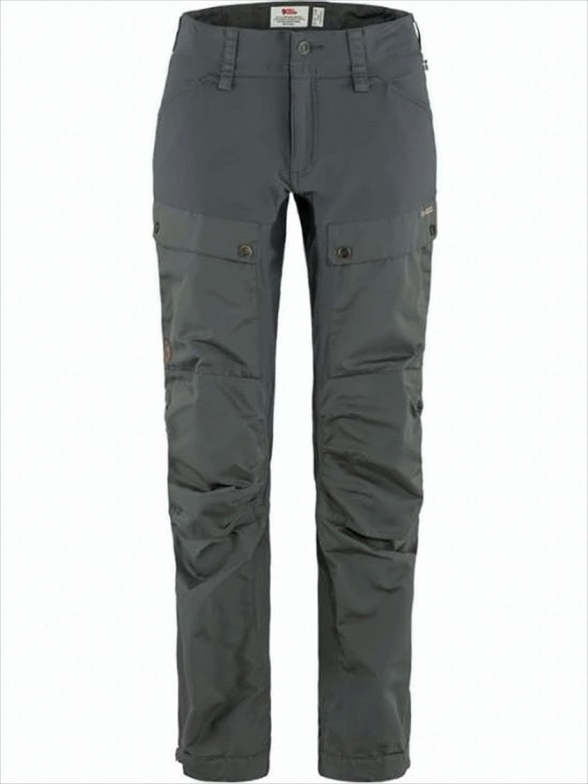 Fjallraven Kanken Two-Tone Straight Pants With Reinforced Panels And Functional Pockets