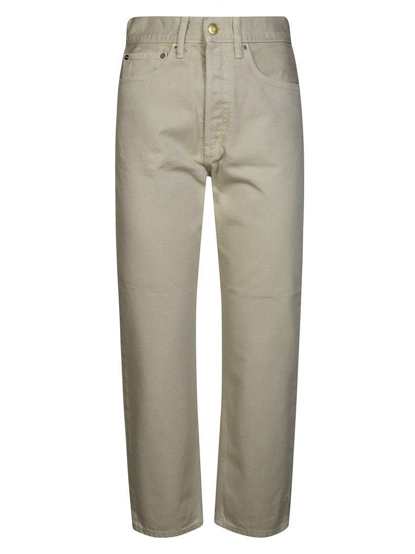 Cycle High-Waisted Cropped Denim Pants