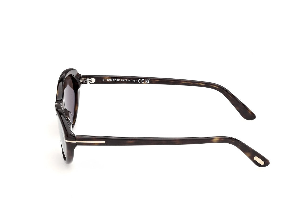 Tom Ford Ft1413 Oversized Tortoiseshell Metallic Sunglasses