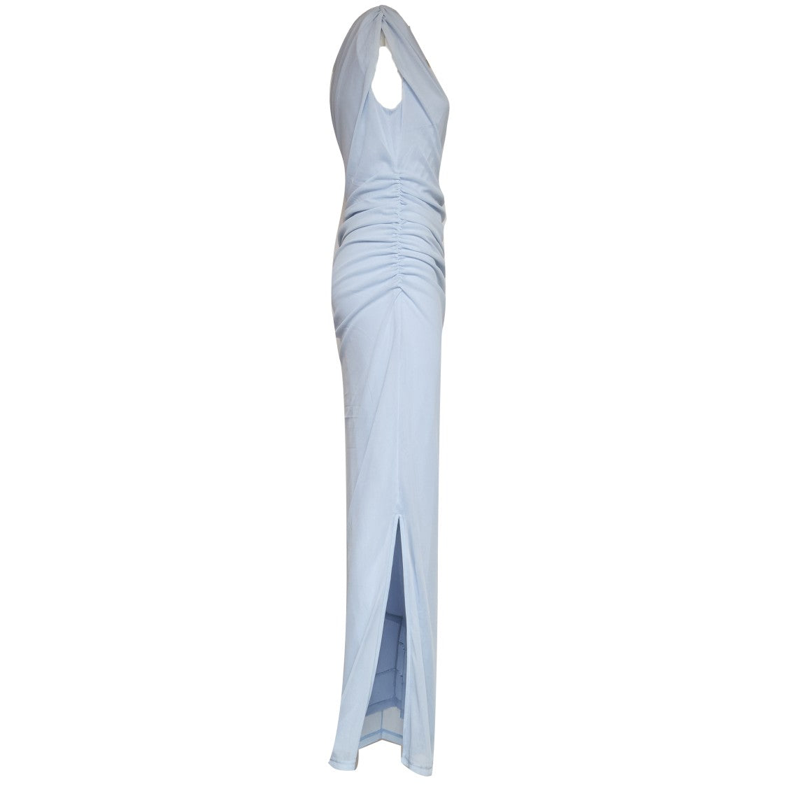 Rotate Ninkana Asymmetric Draped One Shoulder Dress