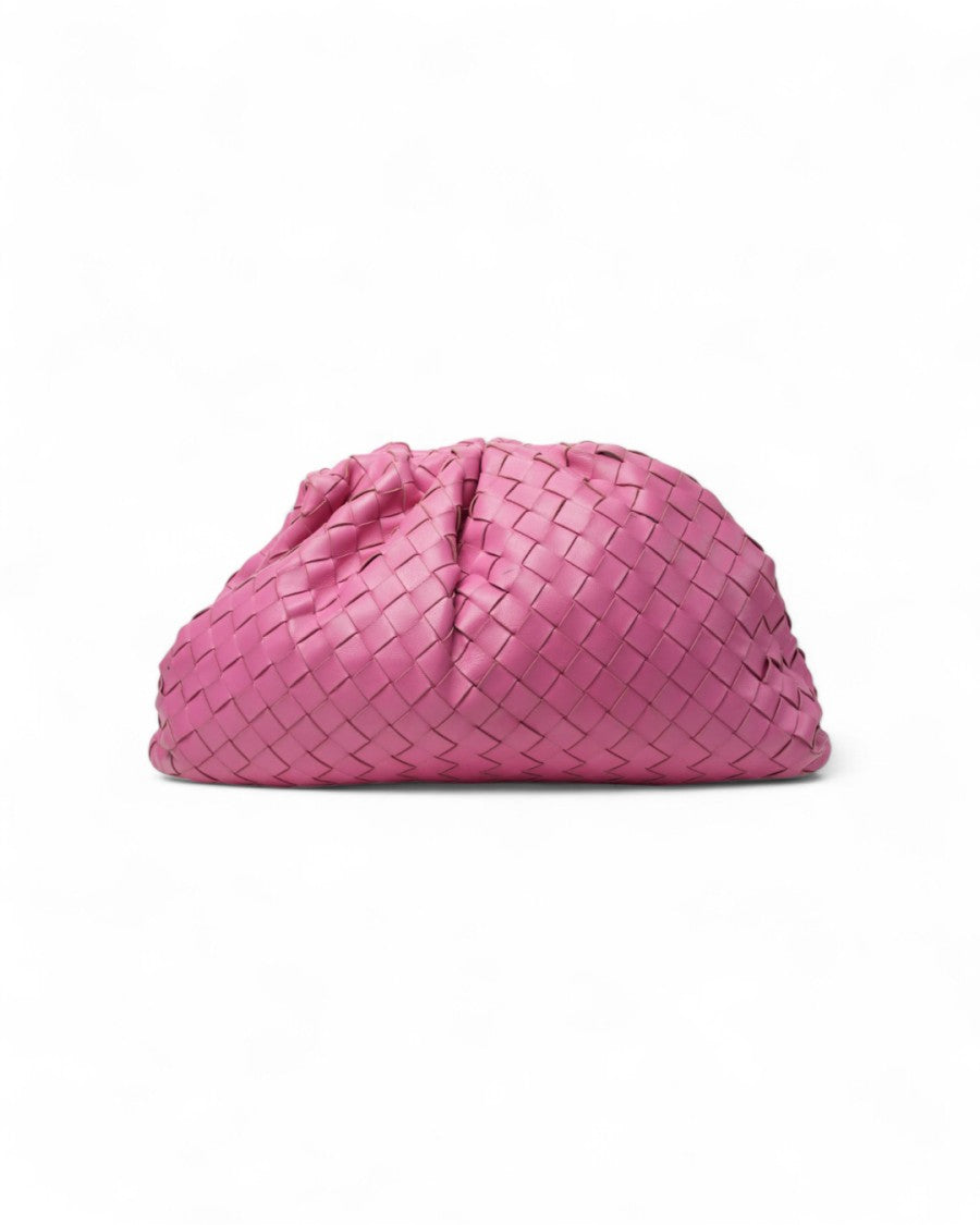 Bottega Veneta Bottega Large Intreccio Pouch In Pink