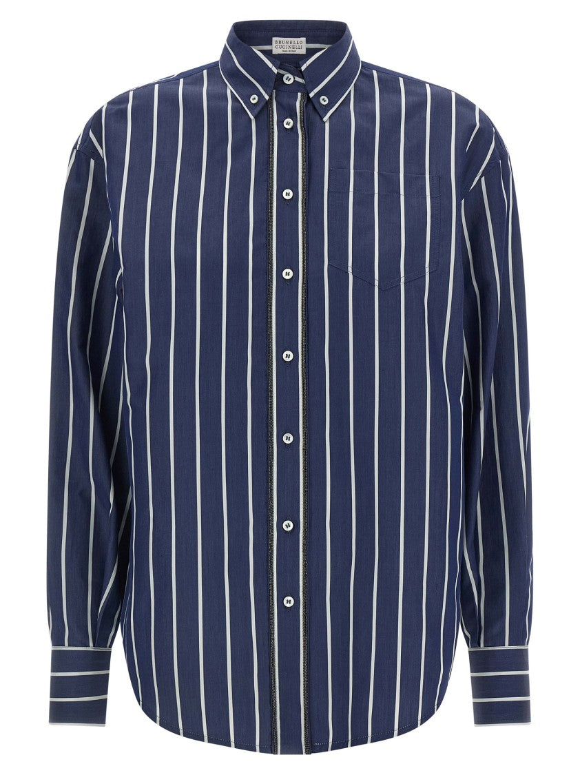 Brunello Cucinelli 'Shiny Trims' Shirt