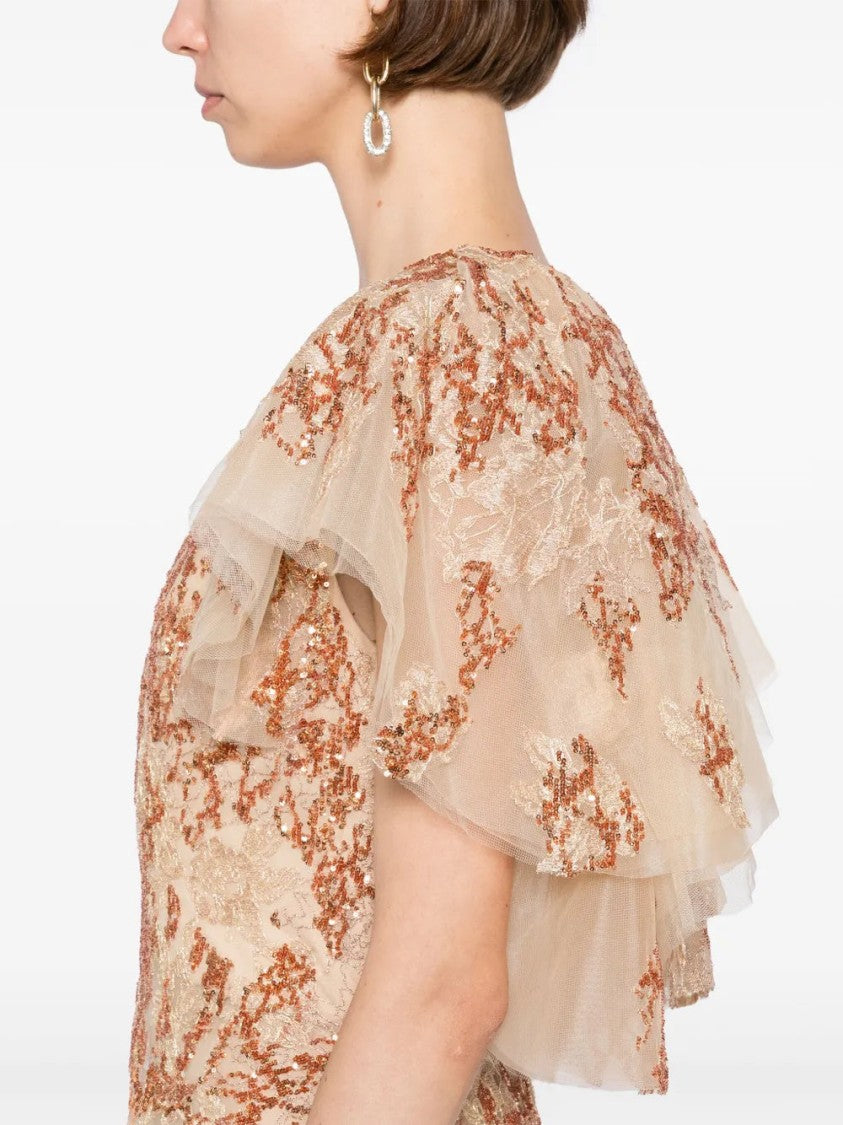 Saiid Kobeisy Embroidered One-Shoulder Dress