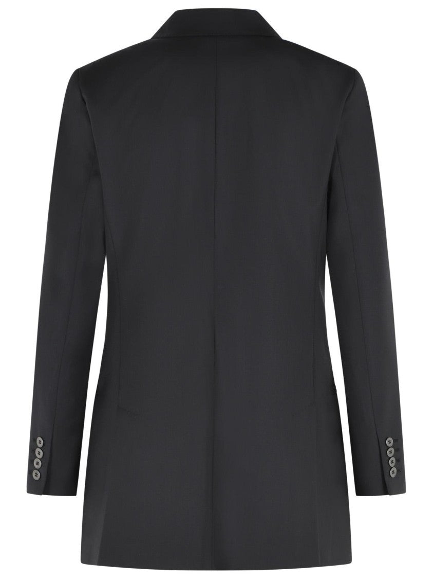 Max Mara 'Bikini' Black Virgin Wool Blazer