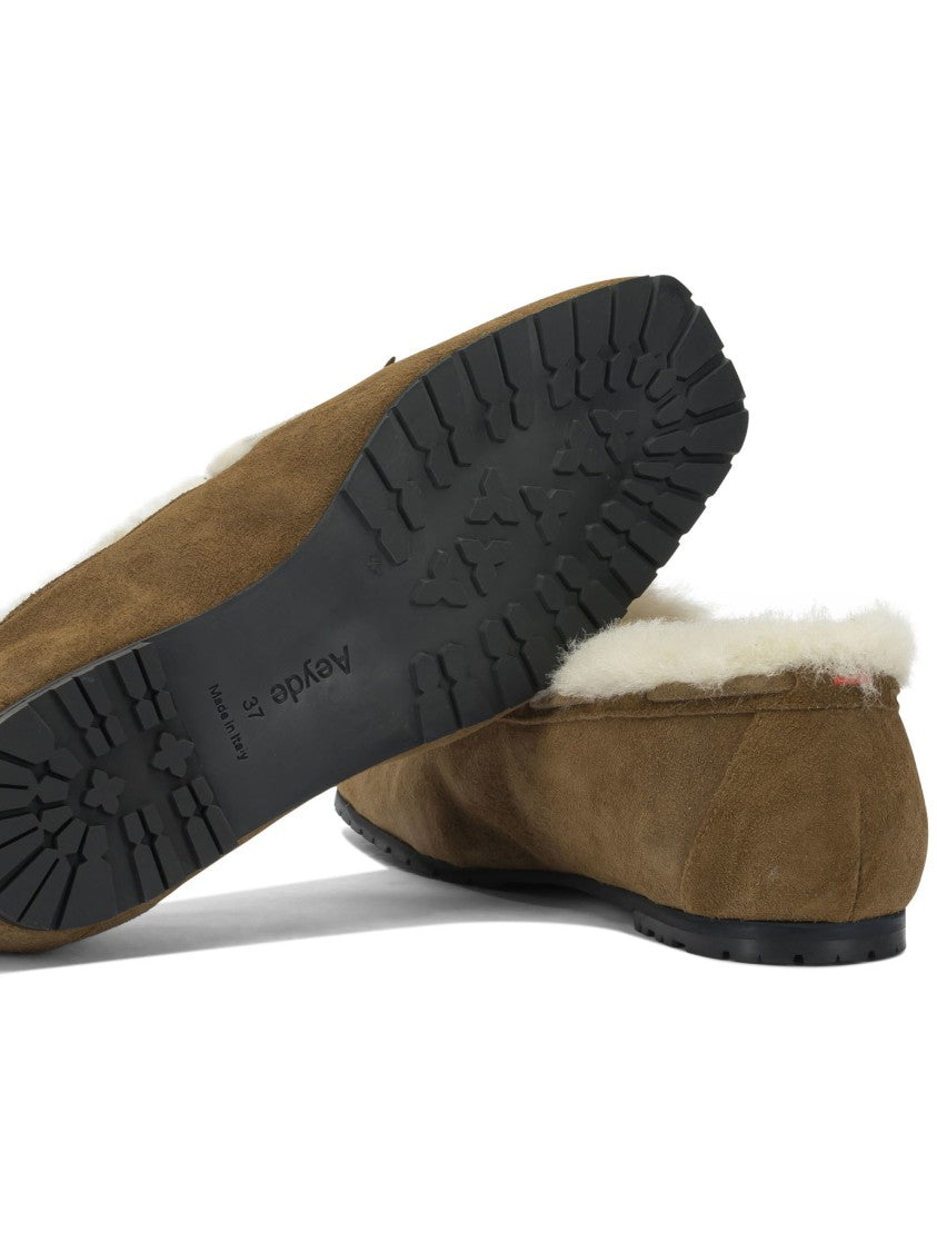 Aeydē Soft Cow Suede Loafers
