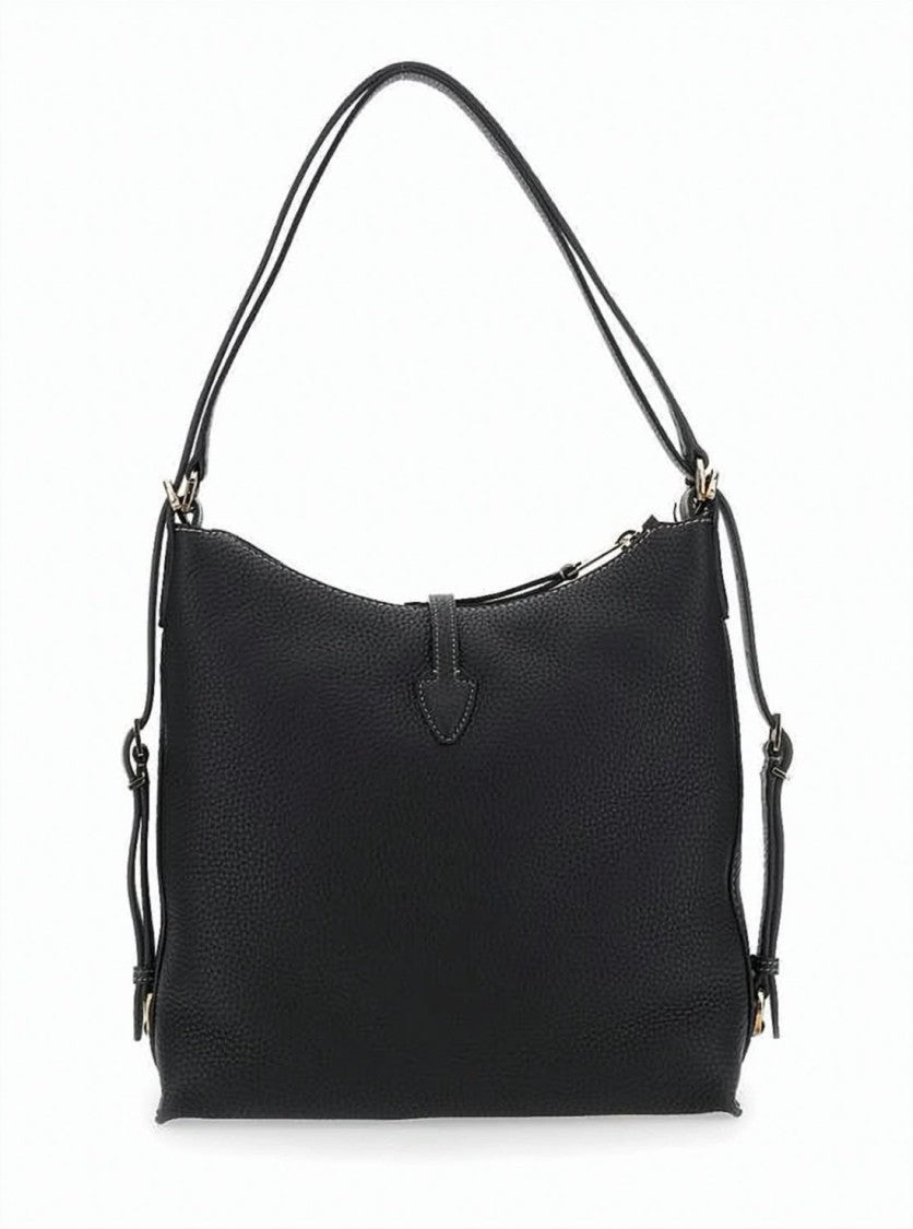 Tod's Structured Pebbled Leather Small Shoulder Bag