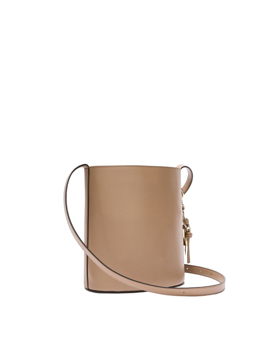 Furla Roxie S Leather Bucket Bag, Toffe Color