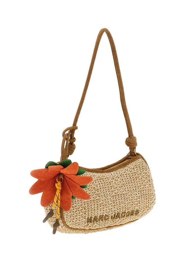 Marc Jacobs Beige Raffia Shoulder Bag