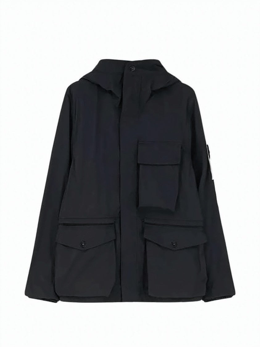 Stone Island Black Polyester Jacket