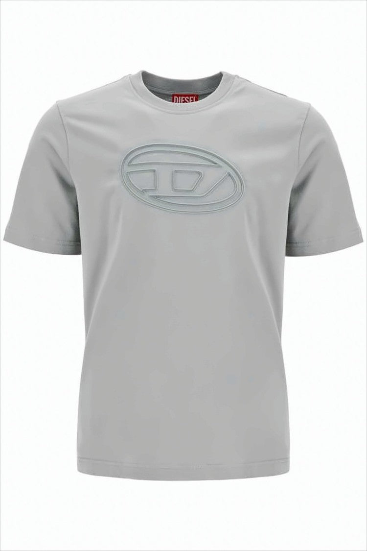 Diesel Relaxed Fit Grey Crew Neck T-Shirt