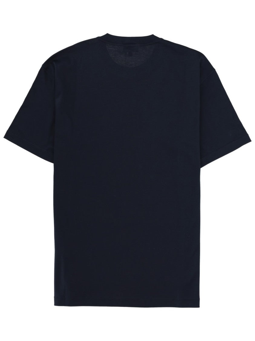 Giorgio Armani Crew Neckline Understated Logo T-Shirt
