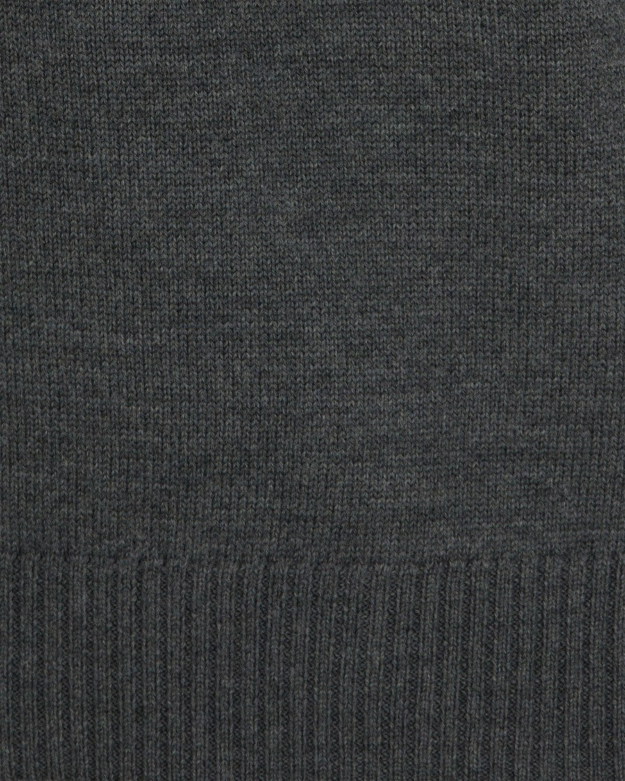Paolo Pecora Grey High Neck Sweater